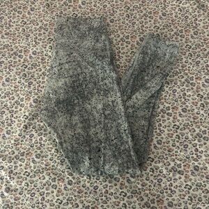 lululemon athletica speckled gray leggings